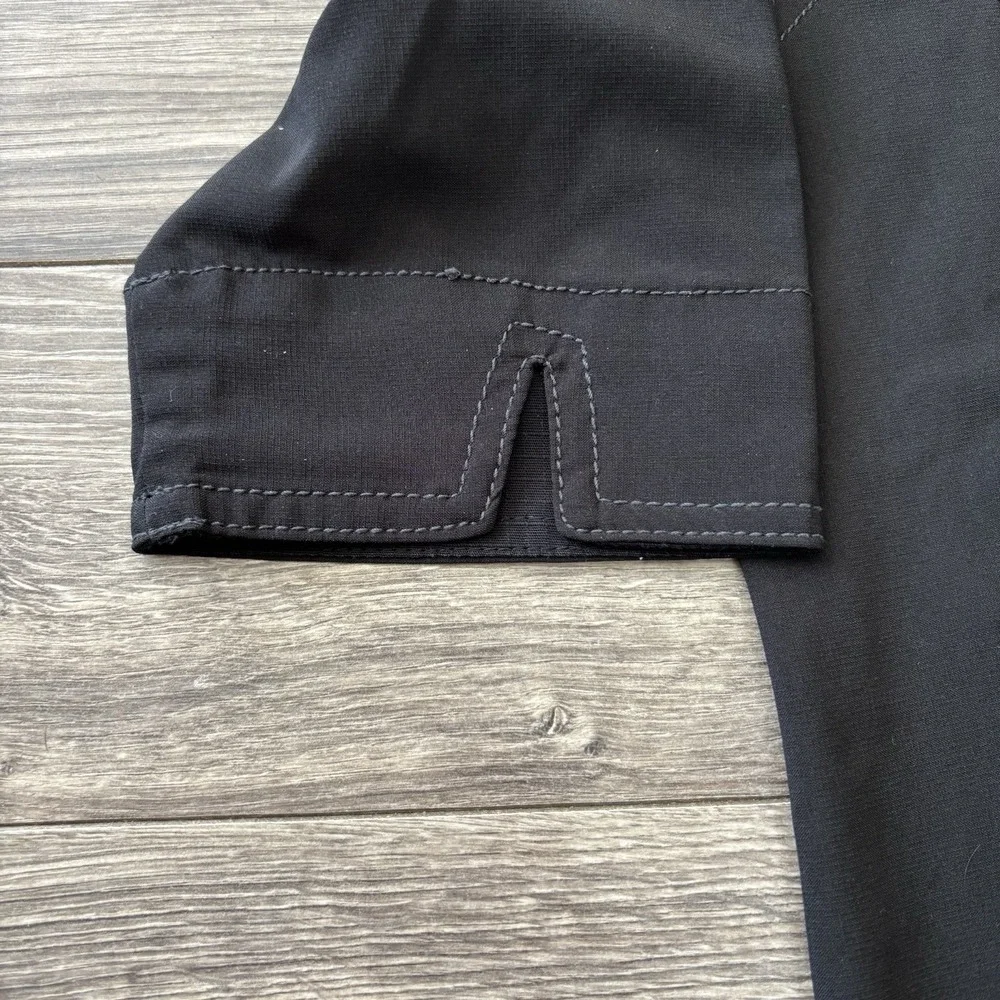 Carhartt Scrub Shirt Womens Small Force Crossflex‎ Convertible Sleeve Healthcare - Picture 7 of 16